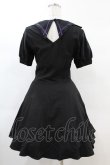 画像2: DARK IN LOVE / Magic girl purple line trims mini dress S ブラック H-25-02-21-1019-PU-OP-KB-ZI (2)
