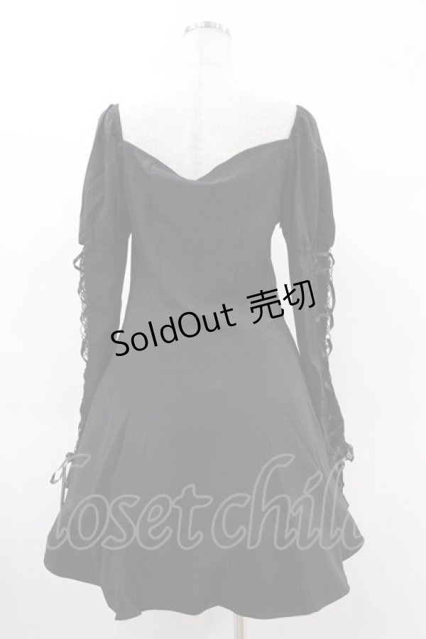 画像2: DARK IN LOVE / Heart to heart valentine date princess dress L ブラック×レッド H-25-02-21-1023-PU-OP-KB-ZH (2)
