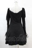 画像2: DARK IN LOVE / Heart to heart valentine date princess dress L ブラック×レッド H-25-02-21-1024-PU-OP-KB-ZH (2)