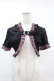 画像1: DARK IN LOVE / Gothic lolita pink plaid cat ear hoody cape S ブラック×ピンク H-25-02-21-1042-PU-TO-KB-ZY (1)