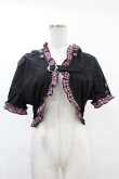 画像1: DARK IN LOVE / Gothic lolita pink plaid cat ear hoody cape XL ブラック×ピンク H-25-02-21-1046-PU-TO-KB-OS (1)