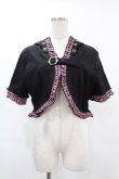 画像1: DARK IN LOVE / Gothic lolita pink plaid cat ear hoody cape XXL ブラック×ピンク H-25-02-21-1048-PU-TO-KB-ZH (1)