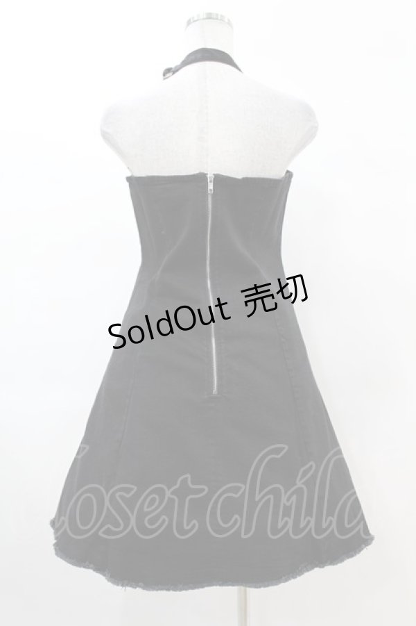 画像2: KILL STAR / Subzero Halter Dress M ブラック H-25-02-22-1014-SL-OP-KB-ZI (2)