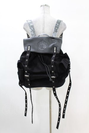 画像: FAN ALL FLAMES / BEDLAM BACKPACK  ブラック H-25-02-22-1002-0-BG-KB-ZH