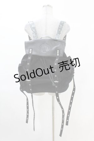 画像: FAN ALL FLAMES / BEDLAM BACKPACK  ブラック H-25-02-22-1002-0-BG-KB-ZH