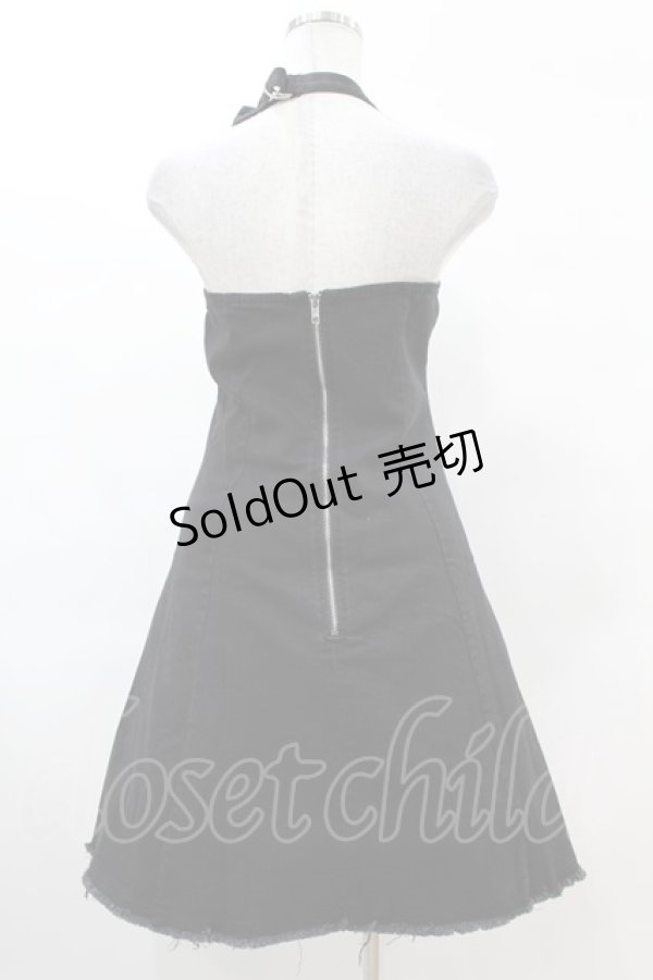 画像2: KILL STAR / Subzero Halter Dress XS ブラック H-25-02-22-1016-SL-OP-KB-ZY (2)