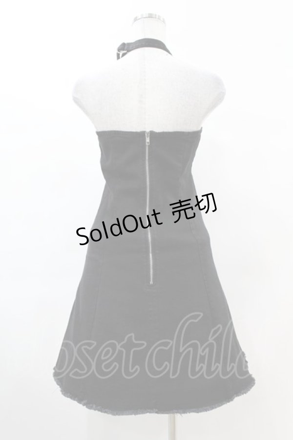 画像2: KILL STAR / Subzero Halter Dress XS ブラック H-25-02-22-1017-SL-OP-KB-ZS (2)