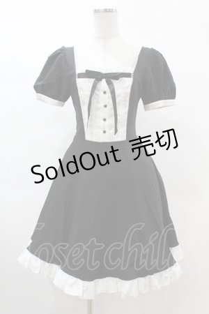 画像: DARK IN LOVE / Magic doll black white rebel dress S ブラック H-25-02-22-1020-PU-OP-KB-ZI