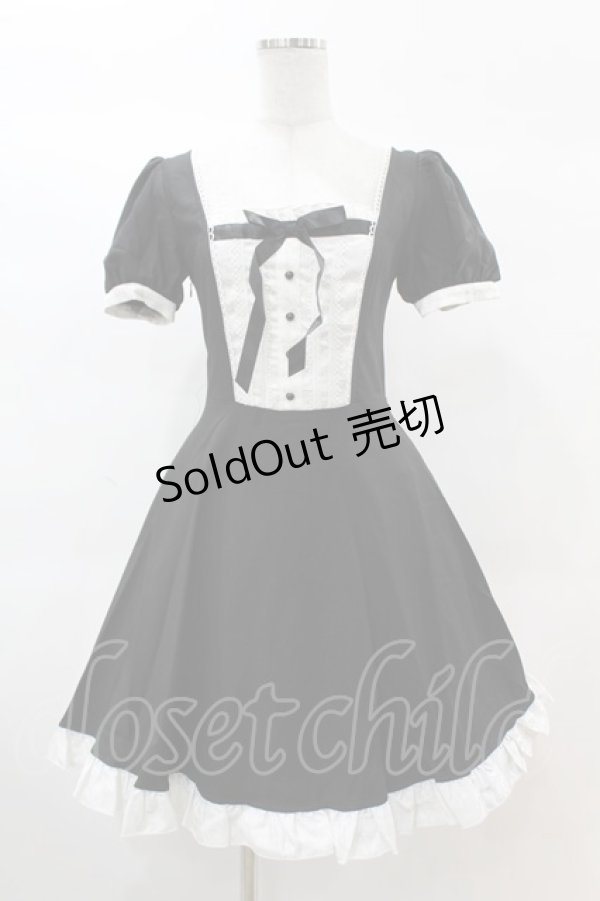 画像1: DARK IN LOVE / Magic doll black white rebel dress XS ブラック H-25-02-22-1021-PU-OP-KB-ZI (1)