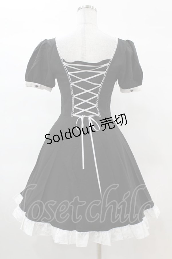 画像2: DARK IN LOVE / Magic doll black white rebel dress XS ブラック H-25-02-22-1021-PU-OP-KB-ZI (2)
