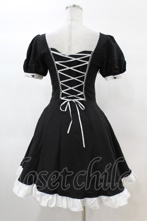 画像2: DARK IN LOVE / Magic doll black white rebel dress XS ブラック H-25-02-22-1022-PU-OP-KB-ZY (2)