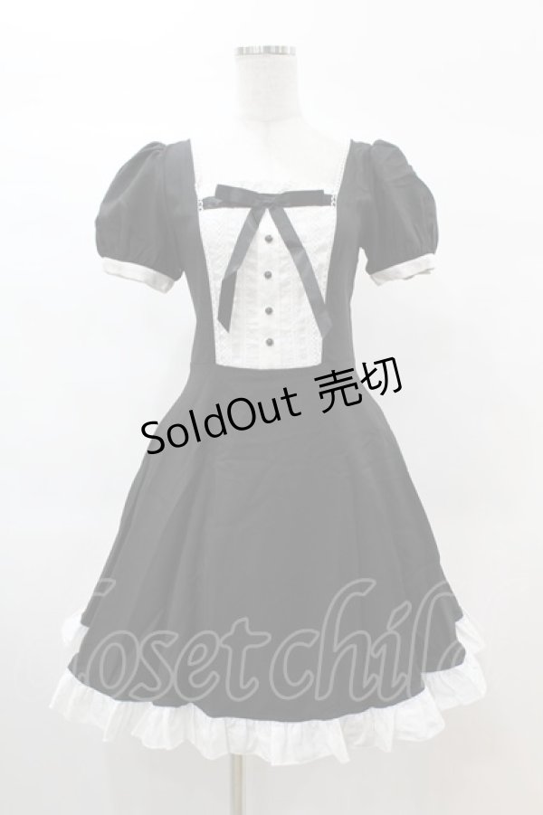 画像1: DARK IN LOVE / Magic doll black white rebel dress XS ブラック H-25-02-22-1023-PU-OP-KB-ZS (1)