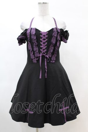 画像: DARK IN LOVE / Harajuku purple cross sweet cool rebel dress M ブラック H-25-02-22-1024-PU-OP-KB-ZY