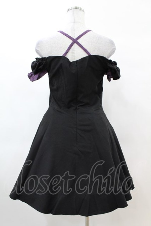 画像2: DARK IN LOVE / Harajuku purple cross sweet cool rebel dress M ブラック H-25-02-22-1025-PU-OP-KB-ZI (2)