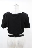 画像2: DARK IN LOVE / Punk locomotive check heart crop top XXL ブラック H-25-02-22-1039-PU-TO-KB-OS (2)