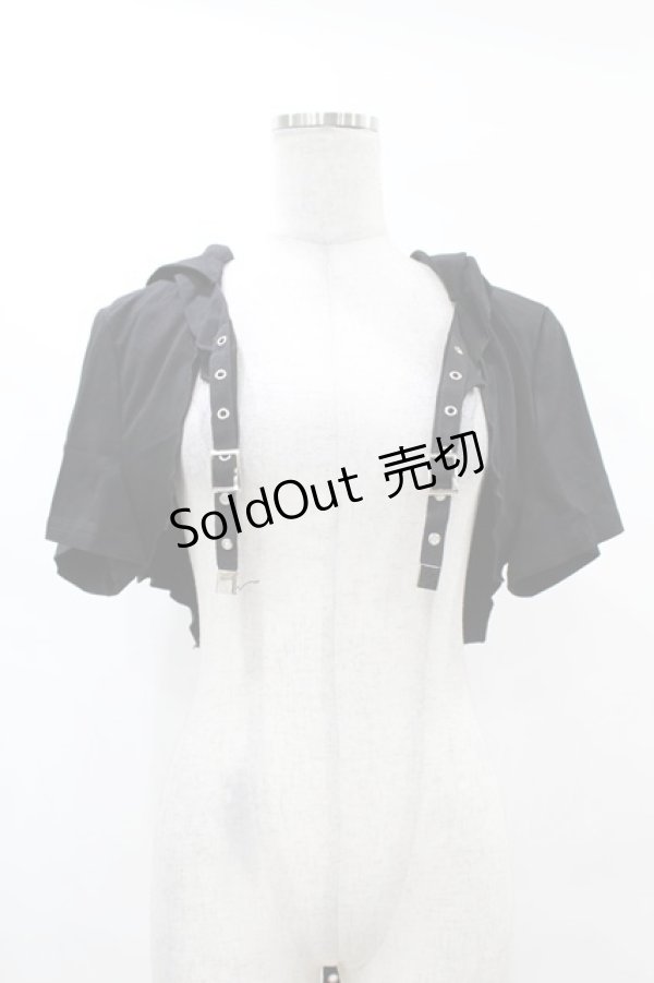 画像1: DARK IN LOVE / Punk cool cat tail cape L ブラック H-25-02-22-1046-PU-TO-KB-ZS (1)