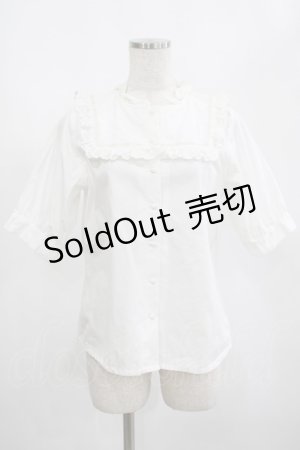 画像: Fi.n.t / ライン使いコットンレースヨークブラウス Free OFF WHITE H-25-02-22-053-CA-BL-NS-ZH