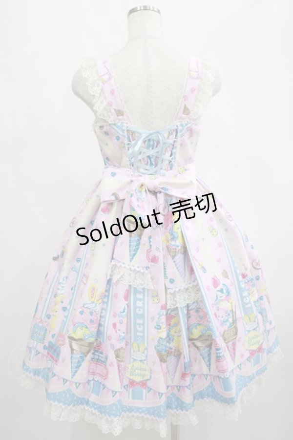 画像3: Angelic Pretty / Ice Cream Parlorジャンパースカート Free ピンク H-25-02-22-005-AP-OP-NS-ZH (3)