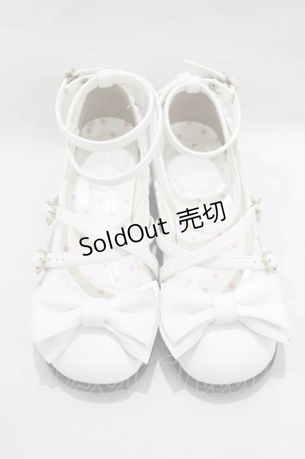 画像1: Angelic Pretty / Tea Party Shoes S オフ H-25-02-22-082-AP-SH-NS-ZH (1)