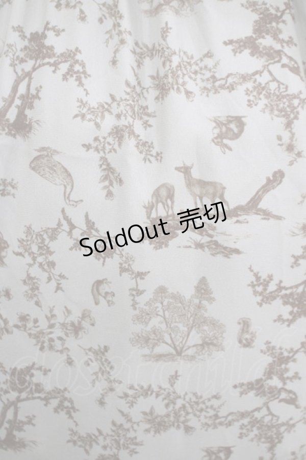 画像4: axes femme POETIQUE / トワルドジュイ風柄ワンピース M グリーン H-25-02-22-024-AX-OP-NS-ZH (4)