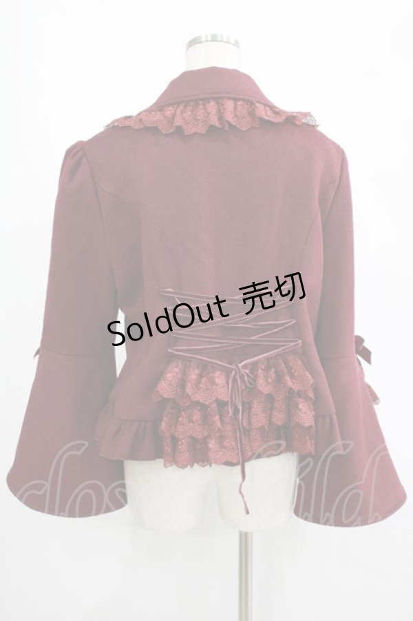 画像3: ATELIER PIERROT / Alettaショートコート 2 ボルドー H-25-02-23-045-EL-CO-KB-ZH (3)