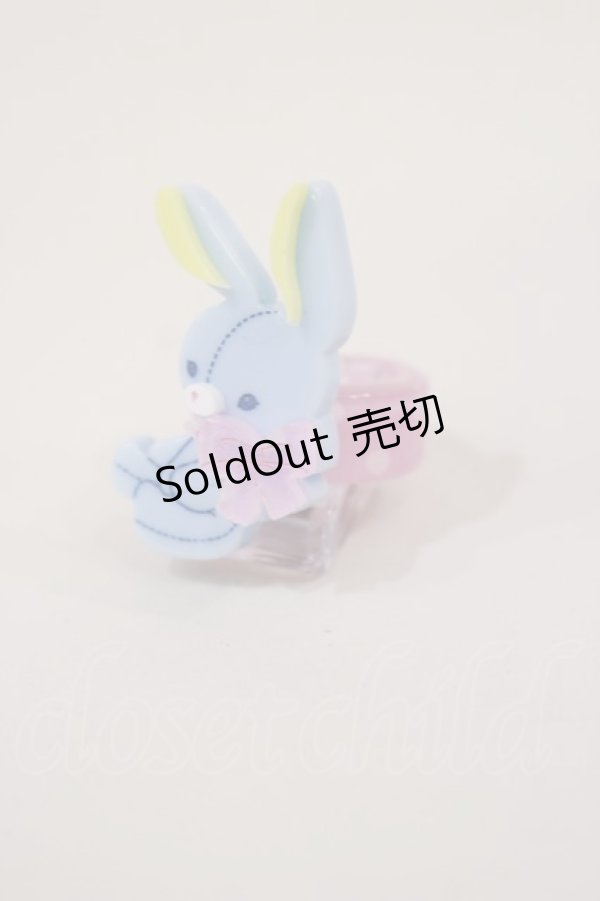 画像1: Angelic Pretty / BUNNY TOYリング  サックス/ピンク H-25-02-23-1046-AP-AC-NS-ZH (1)