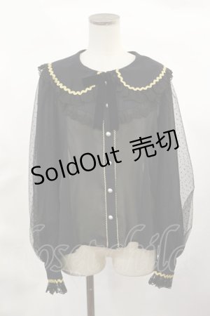 画像: Angelic Pretty / Bunny Crownブラウス Free ブラック H-25-02-23-1013-AP-BL-NS-ZH