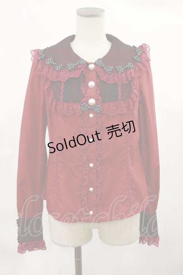 画像1: Angelic Pretty / Dreamy Pearlブラウス Free ワイン H-25-02-23-1014-AP-BL-NS-ZH (1)