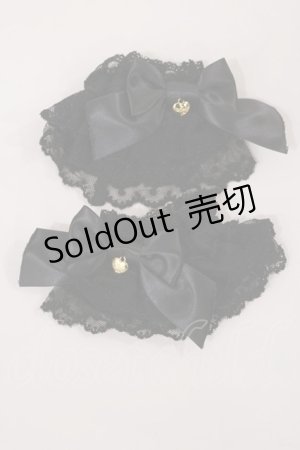 画像: Angelic Pretty / Cute Ribbonお袖とめ  ブラック H-25-02-23-1041-AP-ZA-NS-ZH