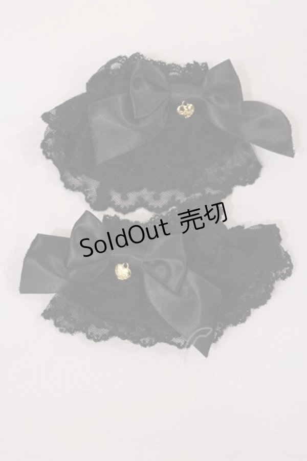 画像1: Angelic Pretty / Cute Ribbonお袖とめ  ブラック H-25-02-23-1041-AP-ZA-NS-ZH (1)
