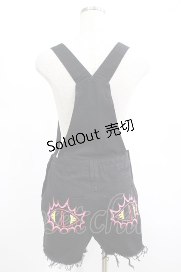 画像3: KILL STAR / Oracle denim overalls XS ブラック H-25-02-23-050-SL-PA-KB-ZH (3)