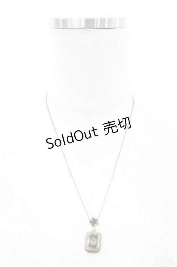 画像2: Michal Negrin / フレームネックレス  ゴールド H-25-02-23-2008-LO-AC-KB-ZH (2)
