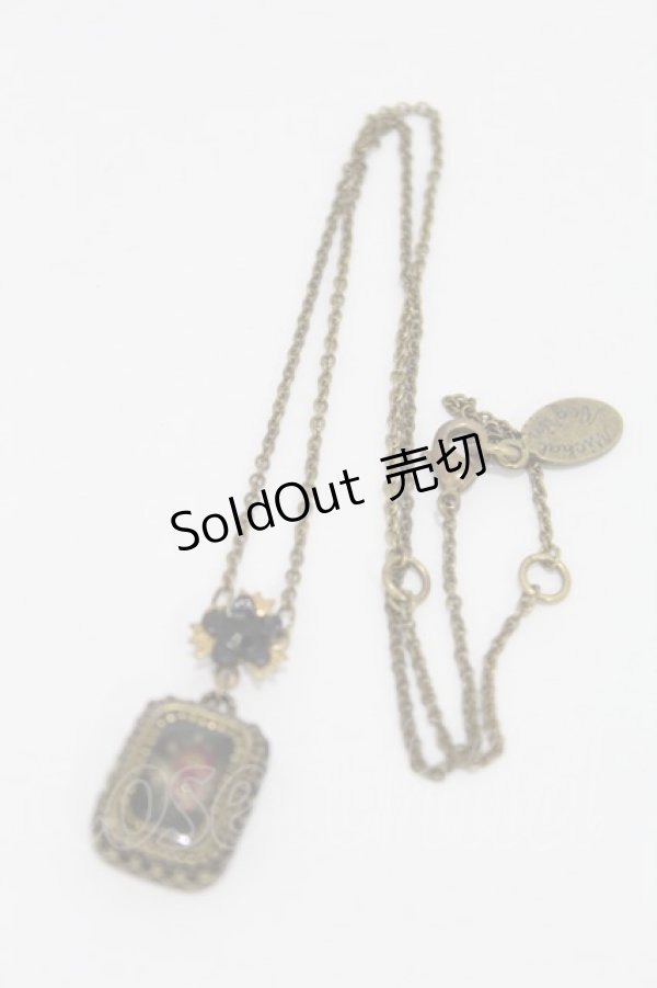画像3: Michal Negrin / フレームネックレス  ゴールド H-25-02-23-2008-LO-AC-KB-ZH (3)