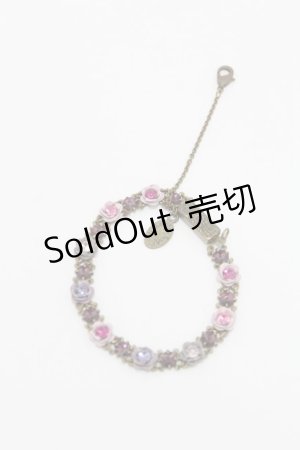 画像: Michal Negrin / フラワーブレスレット　  ゴールド×ピンク H-25-02-23-2002-LO-AC-KB-ZH