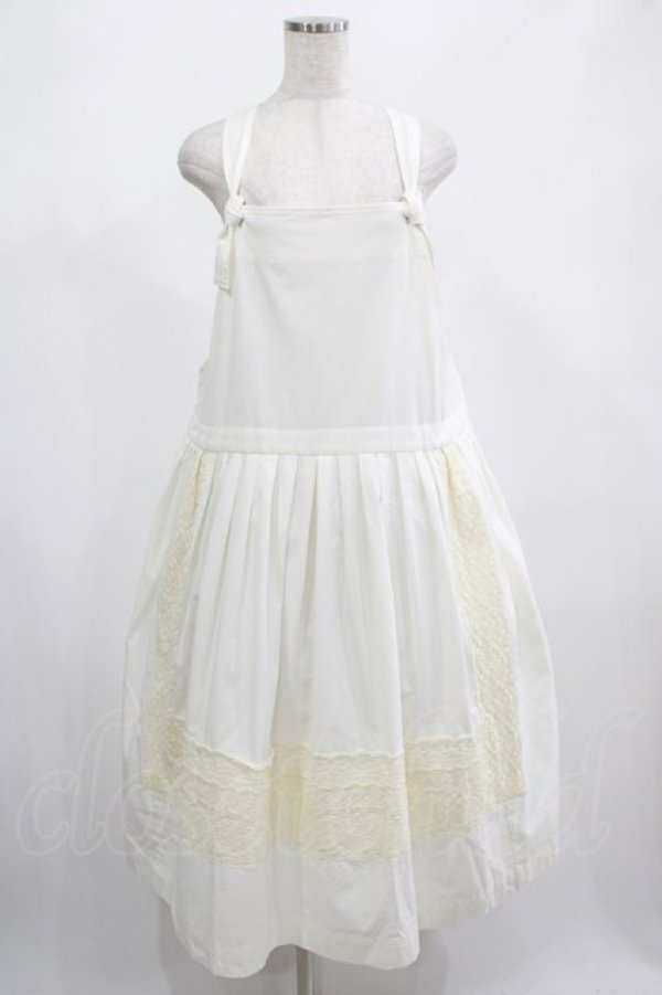 画像1: Jane Marple / Winter lace tablier skirt M アイボリー H-25-02-23-008-JM-SK-KB-ZH (1)