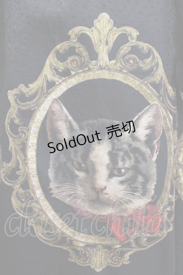 画像4: Juliette et Justine / Une bibliotheque et Chat Coat サイズ2 ブラック（ル カードル デュ シャ） H-25-02-24-024-CL-CO-NS-ZH (4)