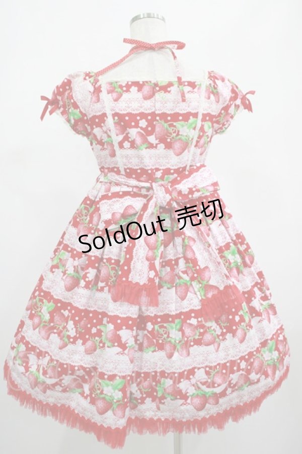 画像3: Angelic Pretty / いちごミルフィーユワンピース Free レッド H-25-02-24-004-AP-OP-NS-ZH (3)