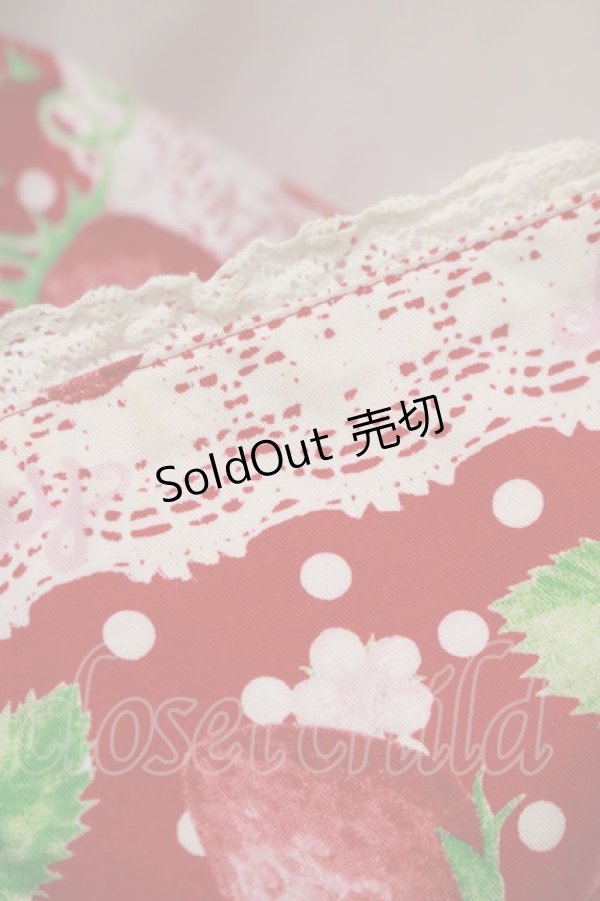 画像4: Angelic Pretty / いちごミルフィーユワンピース Free レッド H-25-02-24-004-AP-OP-NS-ZH (4)