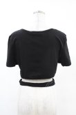画像2: DARK IN LOVE / Punk locomotive check heart crop top XL ブラック H-25-02-24-1032-PU-TO-KB-ZS (2)