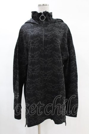 画像: KILL STAR / Cyborg Cell Oversized Hoodie L ブラック H-25-02-24-1038-SL-TO-KB-ZH