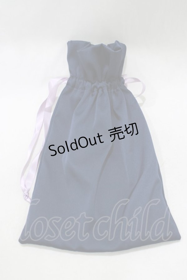 画像3: Maison de FLEUR / サテンキャリーオンバッグ  ネイビー H-25-02-24-055-LO-BG-NS-ZH (3)