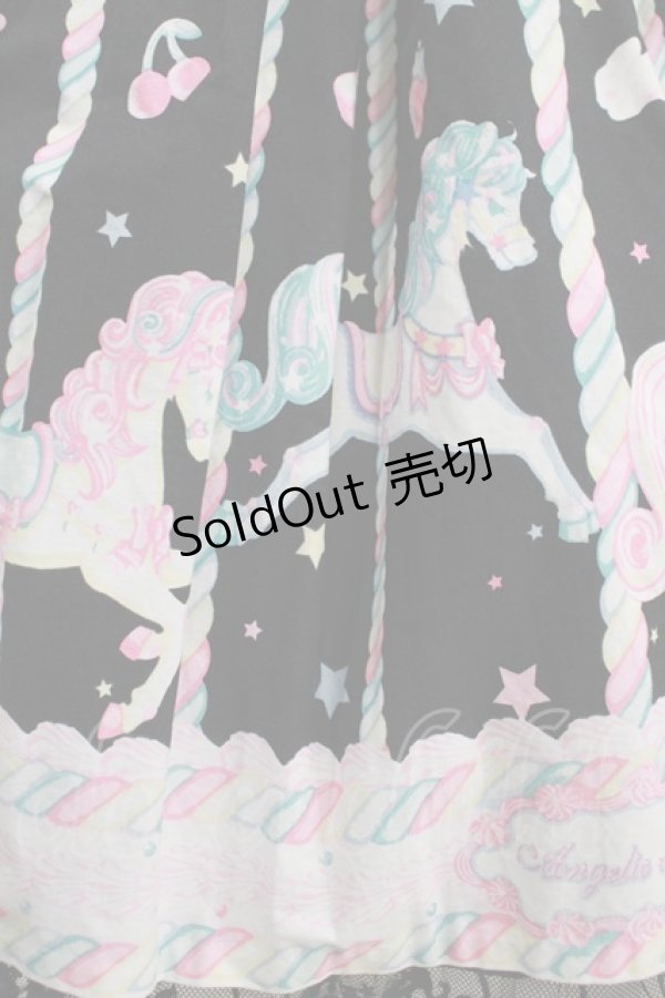 画像4: Angelic Pretty / Sugary Carnivalワンピース Free ブラック H-25-02-24-005-AP-OP-NS-ZH (4)