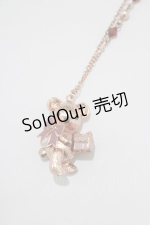 画像: axes femme POETIQUE / プレゼントベアーネックレス  ゴールド H-25-02-24-065-AX-AC-NS-ZH