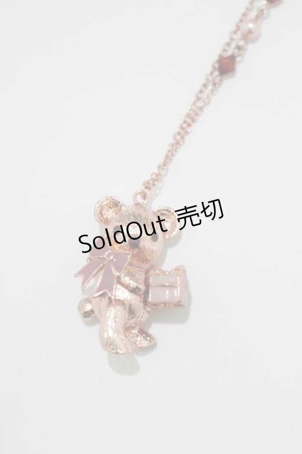 画像1: axes femme POETIQUE / プレゼントベアーネックレス  ゴールド H-25-02-24-065-AX-AC-NS-ZH (1)