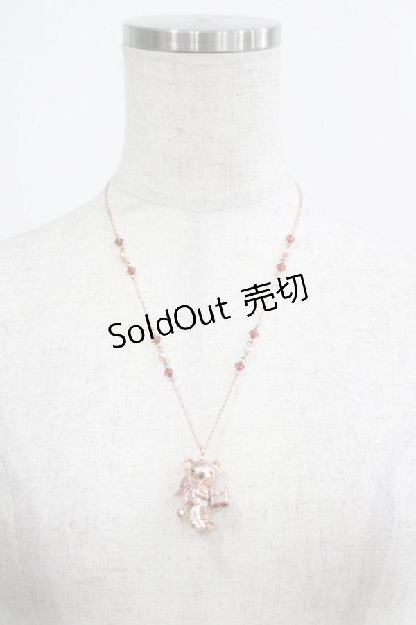 画像2: axes femme POETIQUE / プレゼントベアーネックレス  ゴールド H-25-02-24-065-AX-AC-NS-ZH (2)
