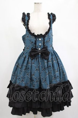 画像: metamorphose / 【プラスサイズ】Dressy Ribbon フリルジャンパースカート プラスサイズ  H-25-02-24-012-ME-OP-NS-ZH