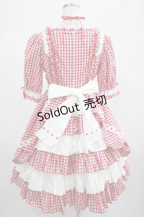 画像3: Angelic Pretty / Heart CafeワンピースSet Free レッド H-25-02-24-002-AP-OP-NS-ZH (3)