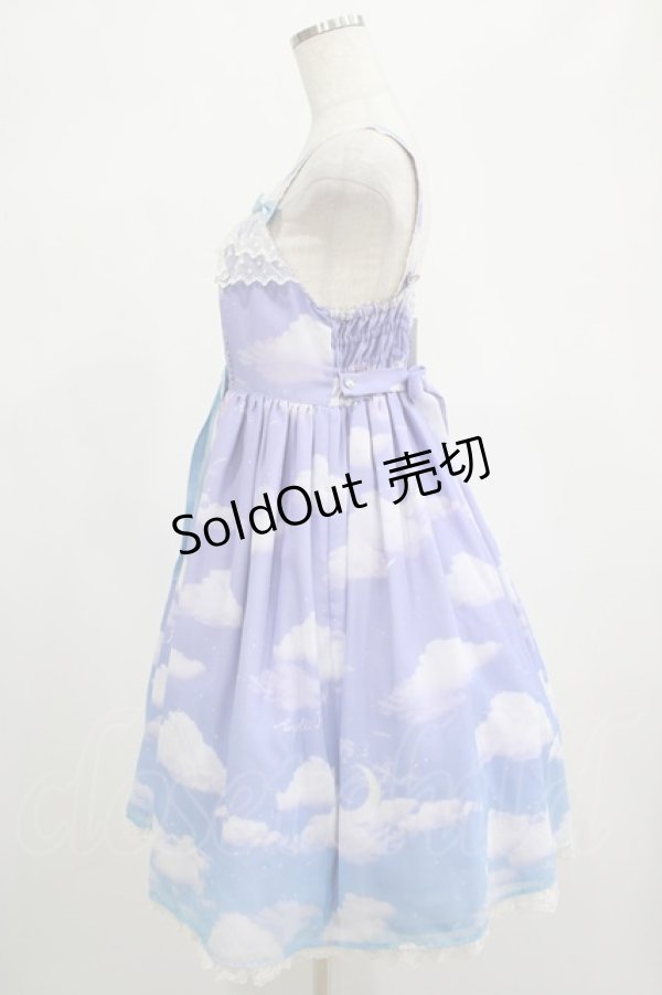 画像2: Angelic Pretty / Misty Sky Brilliant ColorジャンパースカートSet Free Aqua Symphony(ラベンダー×サックス) H-25-02-24-020-AP-OP-NS-ZH (2)