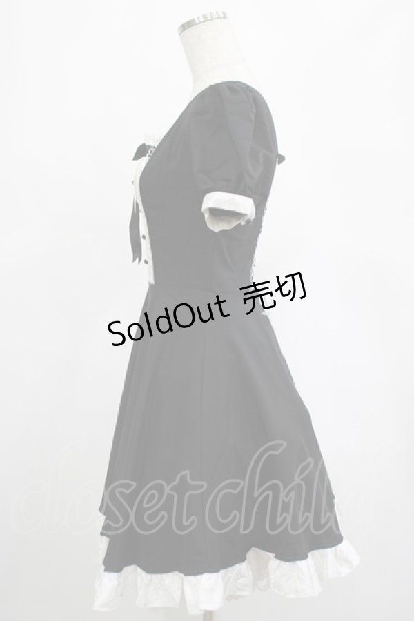 画像2: DARK IN LOVE / Magic doll black white rebel dress XS ブラック H-25-02-25-003-PU-OP-KB-OS (2)