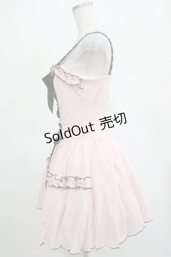 画像2: DARK IN LOVE / Pink doll moon strap dress S ピンク H-25-02-25-026-PU-OP-KB-ZH (2)